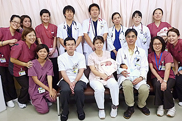 小児科の医師、病棟スタッフ（2015年）